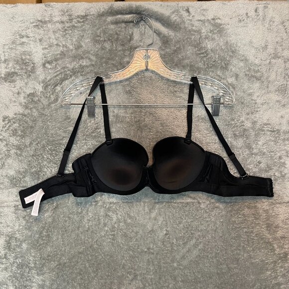 Auden Women Lightly Lined Convertible Strapless Underwired Classic Demi Bra 34C - Picture 5 of 10